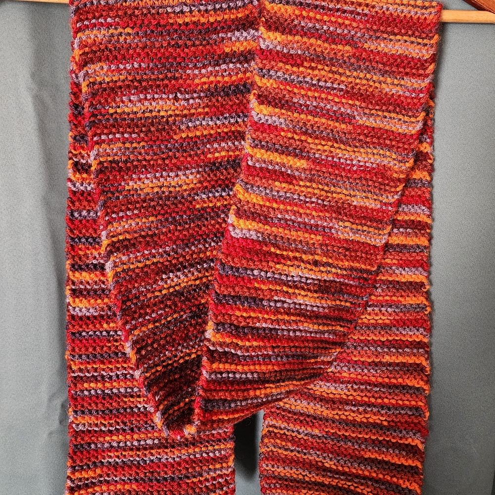 Multicolor Knit Scarf - Picture 8 of 9